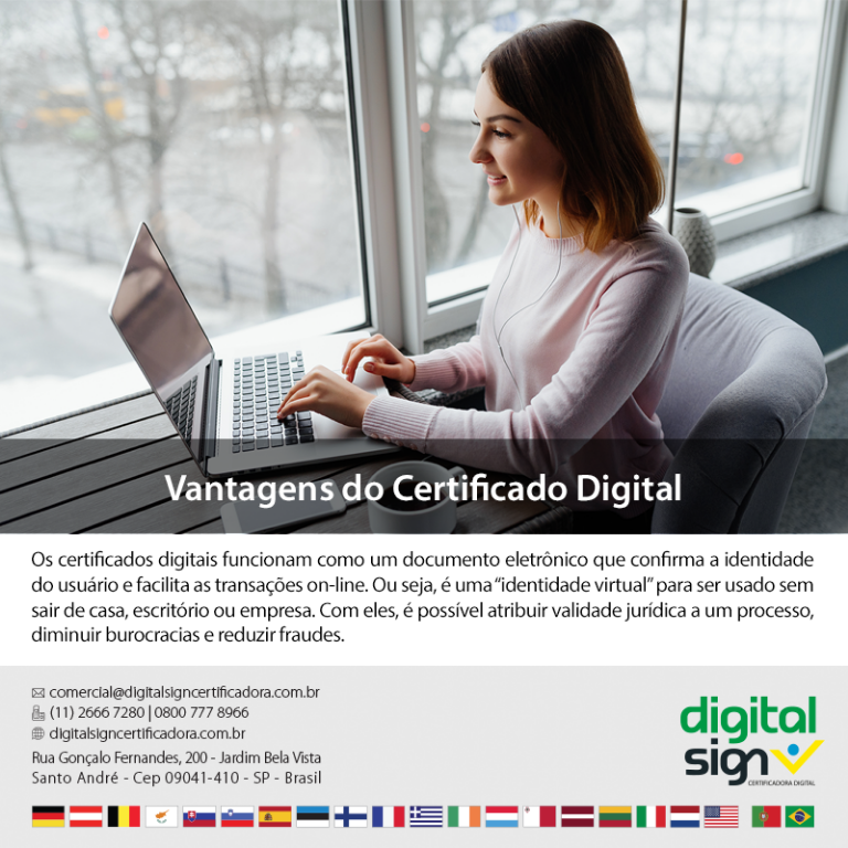 Vantagens do Certificado Digital